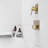 Wall Mounted Bathroom Faucet 2 Hole Waterfall Bathroom Sink Faucets Brass Single Handle Bathroom Basin Mixer Taps-105914731