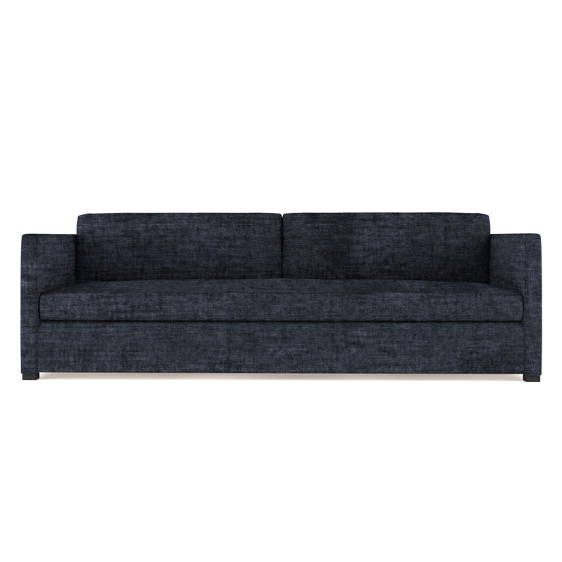 Canapé Madison, H 33 po x l 84 po x P 41 po, Ébène, Cuir rétro ponce