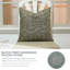 Housse de coussin décoratif décoratif Fabcline, coussin décoratif doux et durable pour canapé ou salon, Varmala-108803487-108803490-108803493