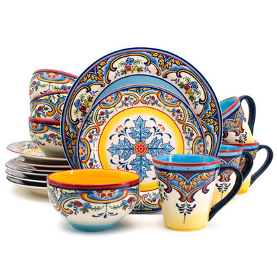 Ensemble 16 pièces de vaisselle Zanzibar