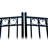 Automated Steel Dual Swing Driveway Gate and Gate Opener Complete Kit – PARIS Style –ETL Listed-72610545