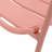 Coral Pink Metal Outdoor Patio Chairs (Set of 2)-950881233