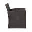 Ensemble de conversation en osier / rotin pour 4 personnes avec coussins Delano-49646172-49959817