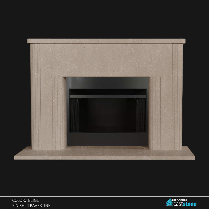 Vereya Fireplace Surround, Beige