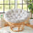 Indoor Textured Papasan Seat Cushion-1508431817-1508431821