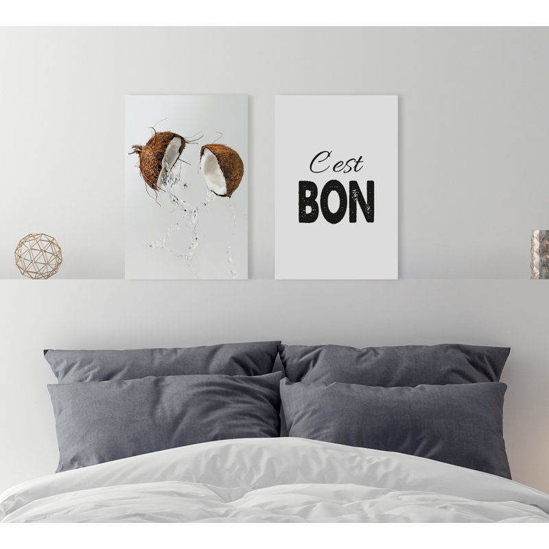 Saying - Single Picture Frame Painting on Canvas, 90 cm H x 60 cm W