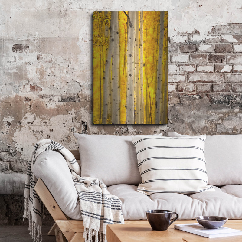 "Aspen Trees" par Jonathan Ross, H 36 po x l 24 po