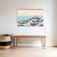 «Cresting Waves Mount Fuji», reproduction d'art murale contemporaine abstraite-1070322722