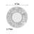 Guein Solid Wood Round Wall Mirror
