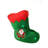 Lighted Green Stocking Christmas Pillow
