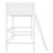 Solid Wood Twin Loft Bed With Integrated Climbing Ladder-108325635