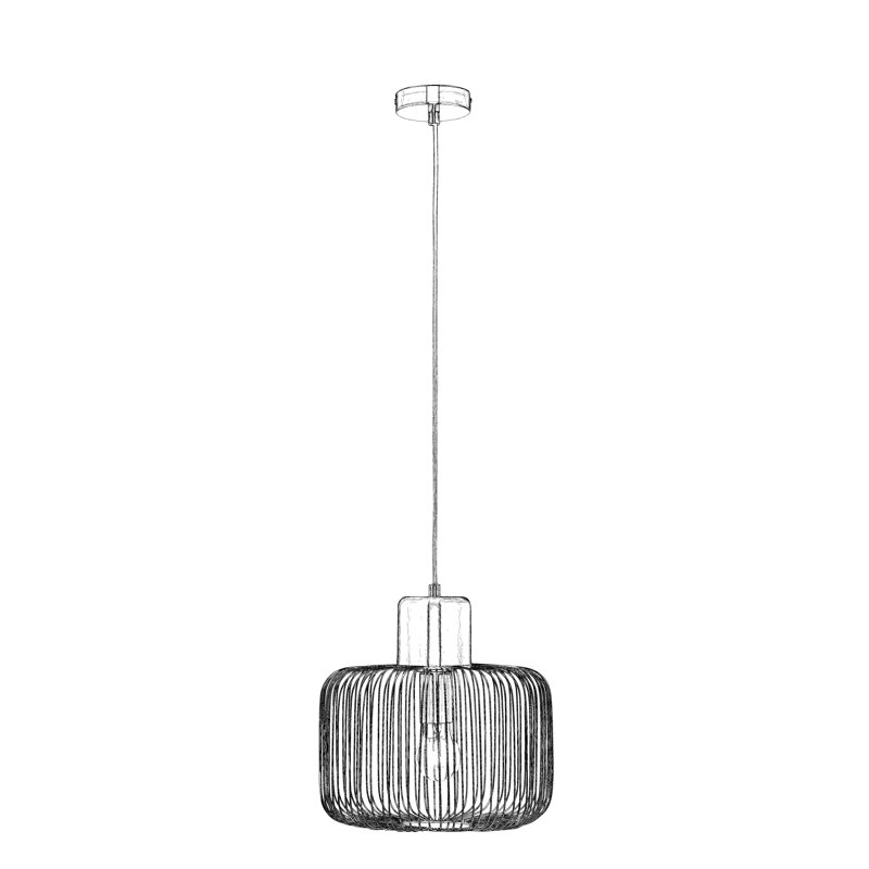 Morefield 1 - Light Antique Copper Geometric Pendant
