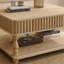 Table basse à plateau relevable cannelé 31,5 pouces avec rangement ouvert et caché-788917207