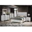 Grand lit contemporain blanc