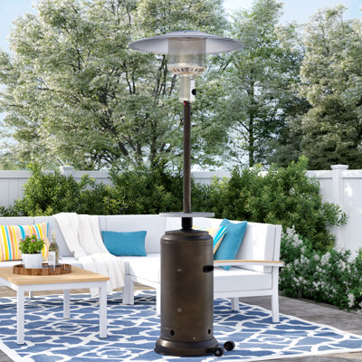 Kelbi 48000 Stainless Steel Propane Standing Patio Heater