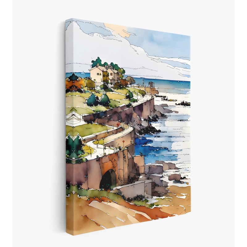 Seaside Vista, H 48 po x l 36 po