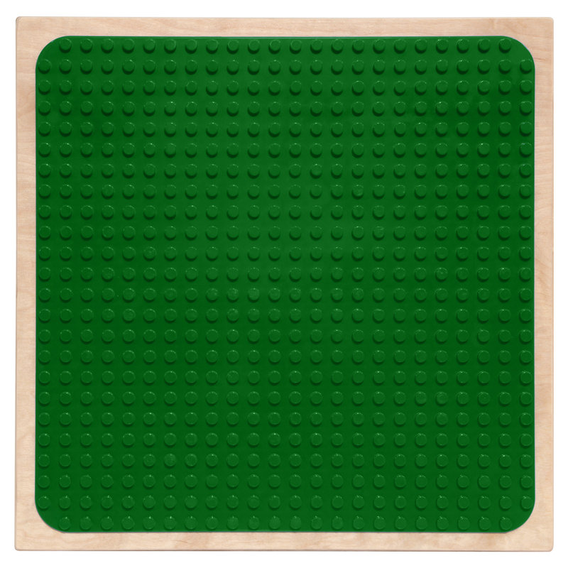 Contender Rectangle DUPLO Table, Green, Yes