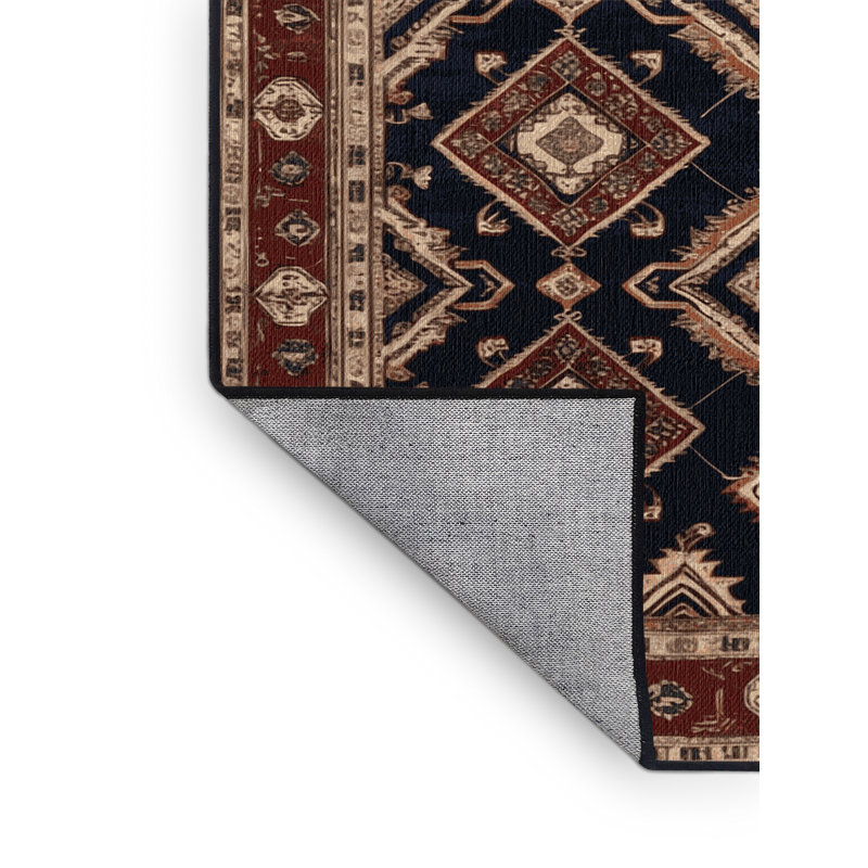 Tapis brun lavable à la machine, Rectangulaire 2 pi x 3 pi