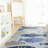 Petetia Blue and Ivory Fish Hand Tufted Area Rug-2084245917
