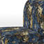 Fauteuil de chambre rembourré bleu Mystical