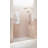 Stellar 64 in. W x 78 in. H Fully Frameless 3 Panel Inline Glass Hinged Shower Enclosure-112662304
