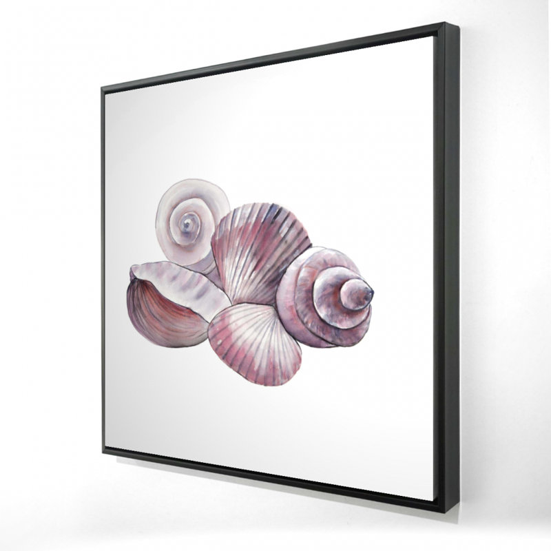 «Seaside Shells» sur toile, H 36 po x l 36 po