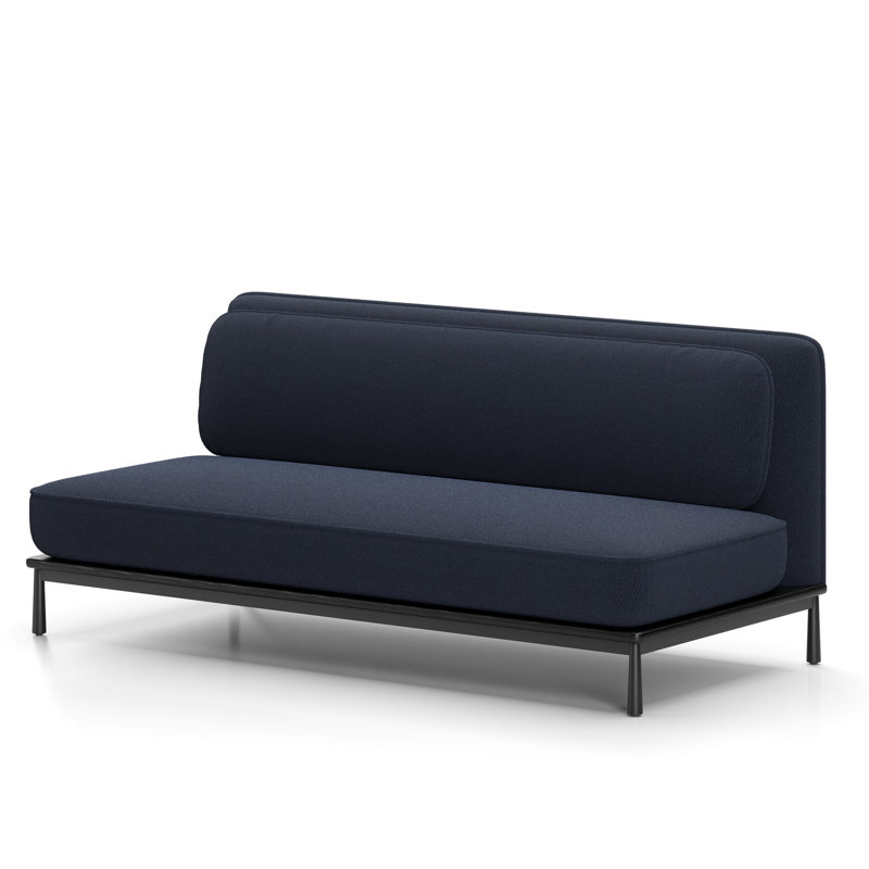 Arc Sofa Two-Seater Middle, Black Oak, Steelcut Trio 796