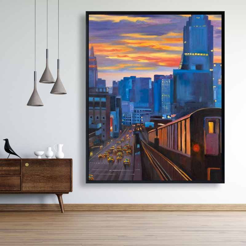 «Subway In New-york City», reproduction sur toile
