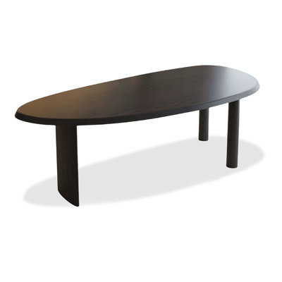 Bureau en bois massif noir Freeform