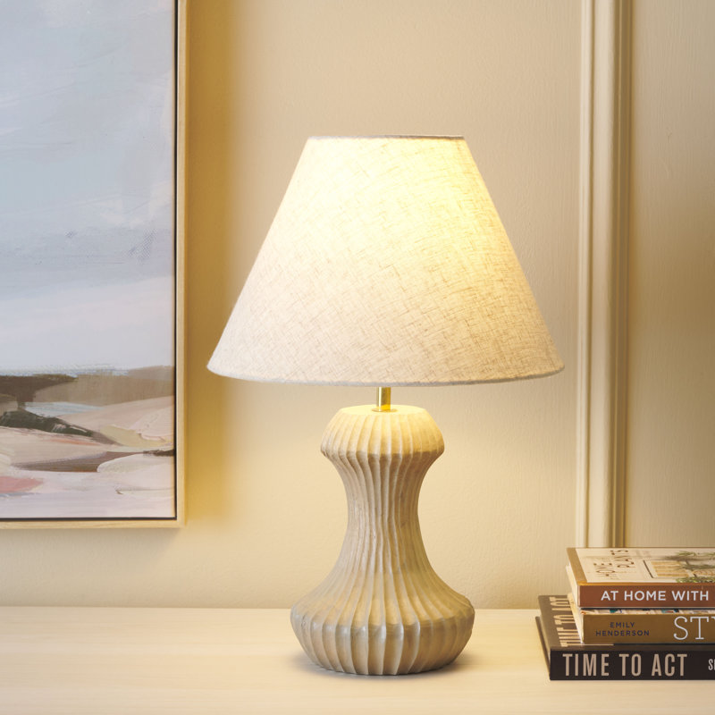 Joanel Solid Wood Table Lamp
