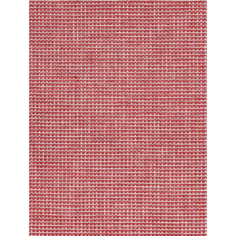 Performance 55% viscose filé, 45% tissu de similicuir de coton, Rouge