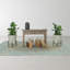 Console en bois massif 44 po Dunnyvadden