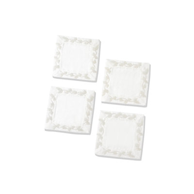 The Seraphina Beaded Cocktail Napkins – Set of 4