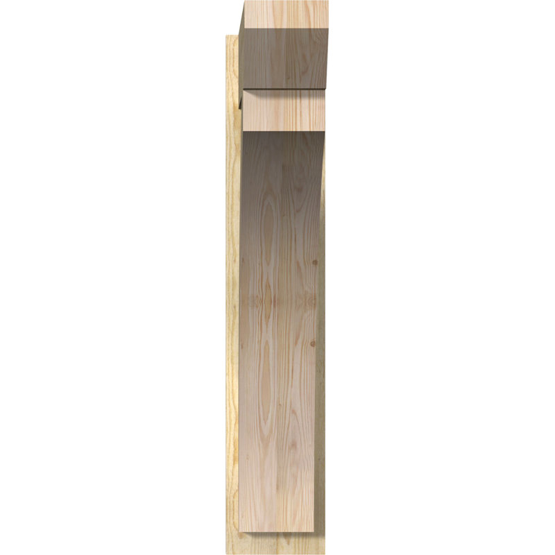 Persienne en bois Thatton, P 30 po x H 42 po, Sapin Douglas de 6 po (sciage brut)