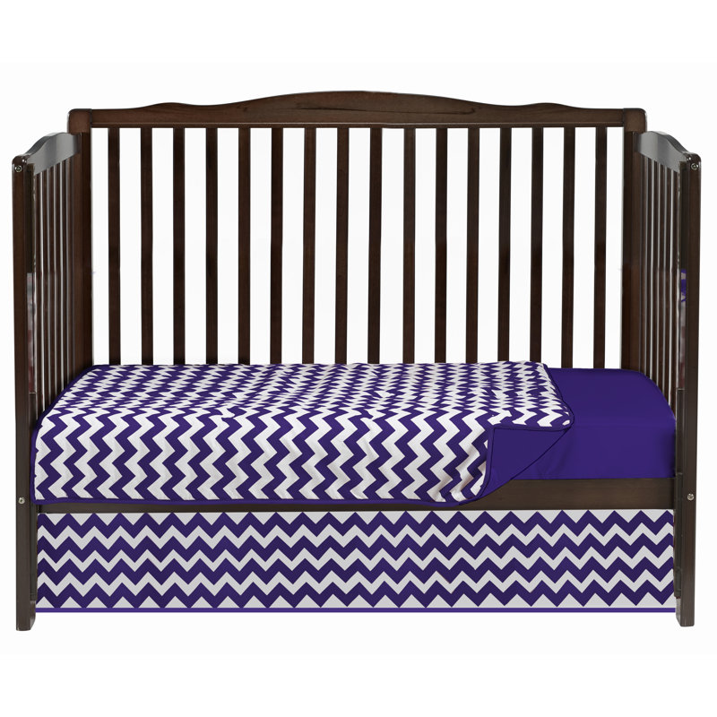 Ensemble de literie pour lit de bébé 3 pièces Daylin, Prune