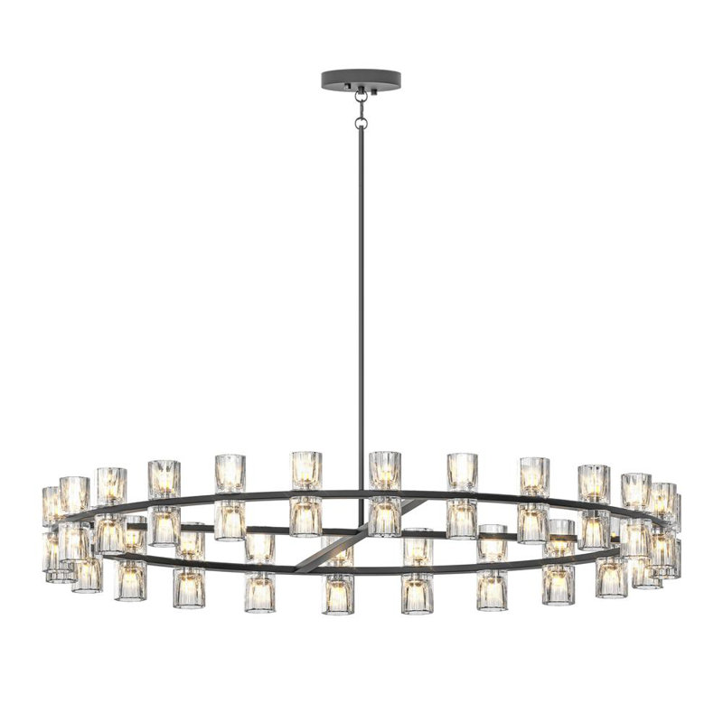Crystal Chandeliers, Matte Black