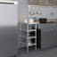 18 po X 18 po Table en acier inoxydable avec trois tablettes inférieures-117042490