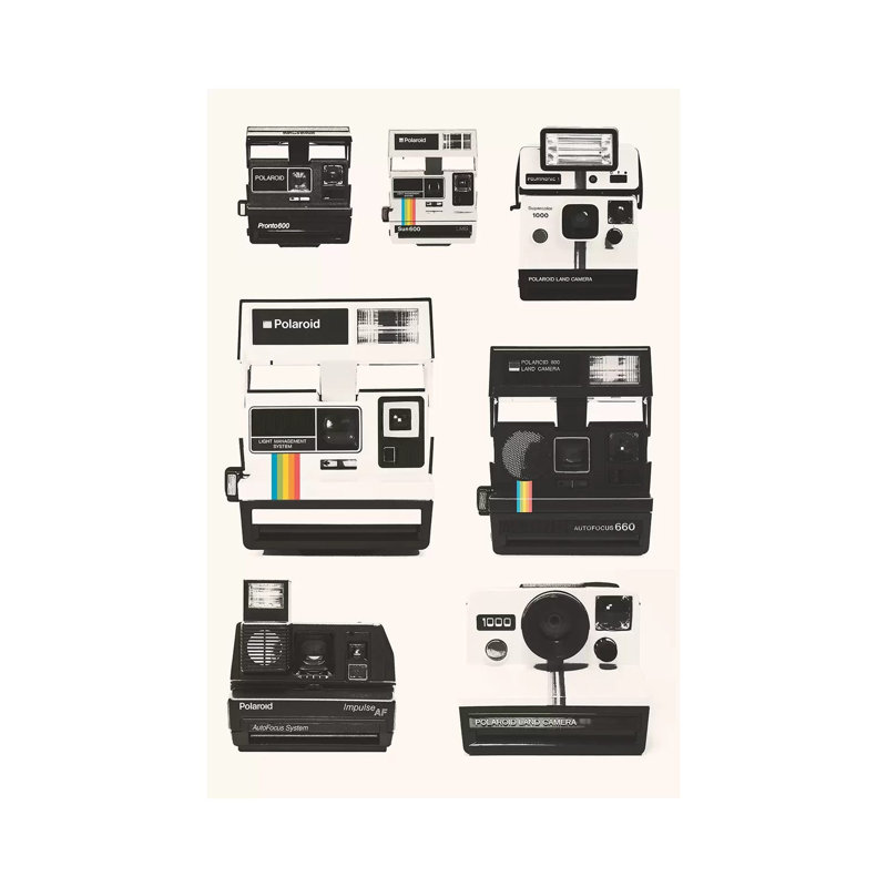 Collection de photos instantanées par Florent Bodart - impression sur toile tendue, H 60 po x l 40po x P 1,5 po