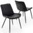 Dining Chairs Set Of 2, PU Leather Upholstered Modern Armless Kitchen Dining Side Chair for Kitchen, Dining, Living, Reception, Office Guest Chairs, and Outdoor-894946876-894946873