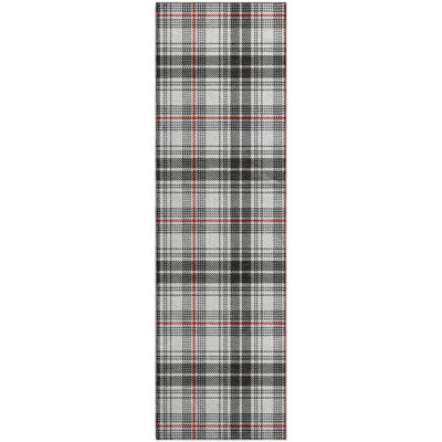 Premium Machine Washable Lyndhurst AMF993 Plaid Rug