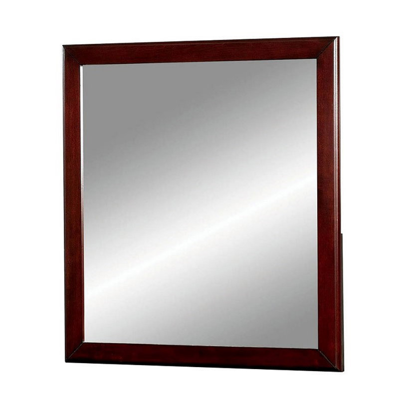 Romney Wood Flat Mirror