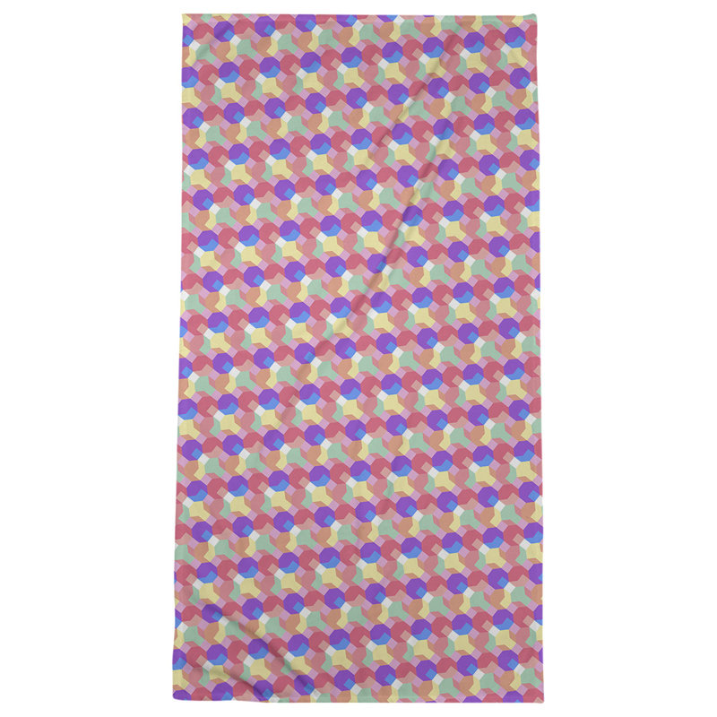 Katelyn Elizabeth Beach Towel, Pink/Purple