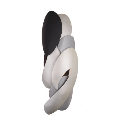 George Kovacs Metalo Misto 2 Light Wall Sconce In Coal With Atlas And Midnight S Finish