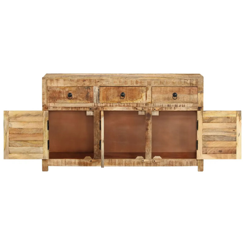 Richardt 110cm Solid Wood Sideboard, Natural