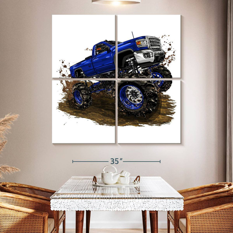 Mehar Monster Truck, 50" H x 50" W
