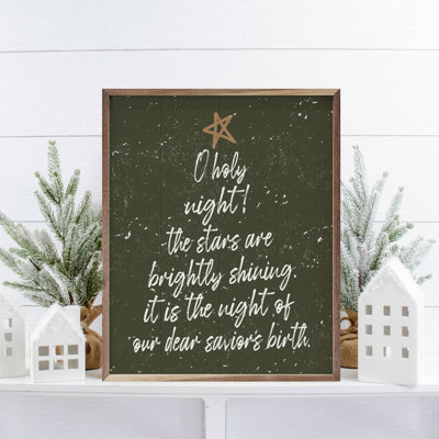 O Holy Night Tree Green