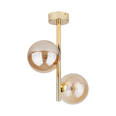 Olen Glass Flush Mount