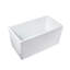 43.3'' x 27.5'' Freestanding Soaking Acrylic Bathtub