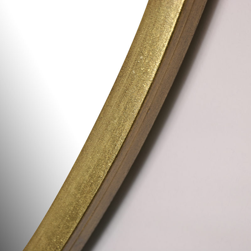 Winship Metal Wall Mirror, 120cm H x 120cm W, Gold