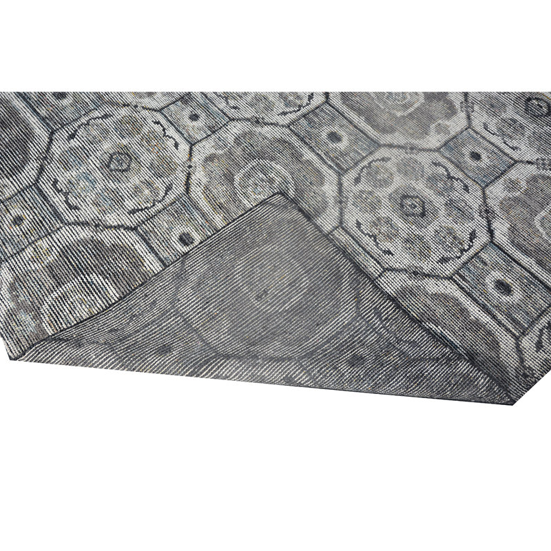 Hand Woven Wool Moroccan Area Rug, Rectangle 8' x 10'
